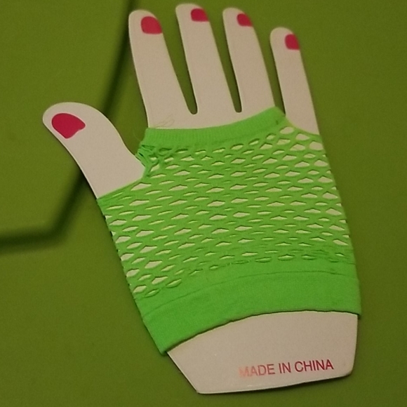 BOGO Fishnet fingerless gloves, various colors - Picture 2 of 4